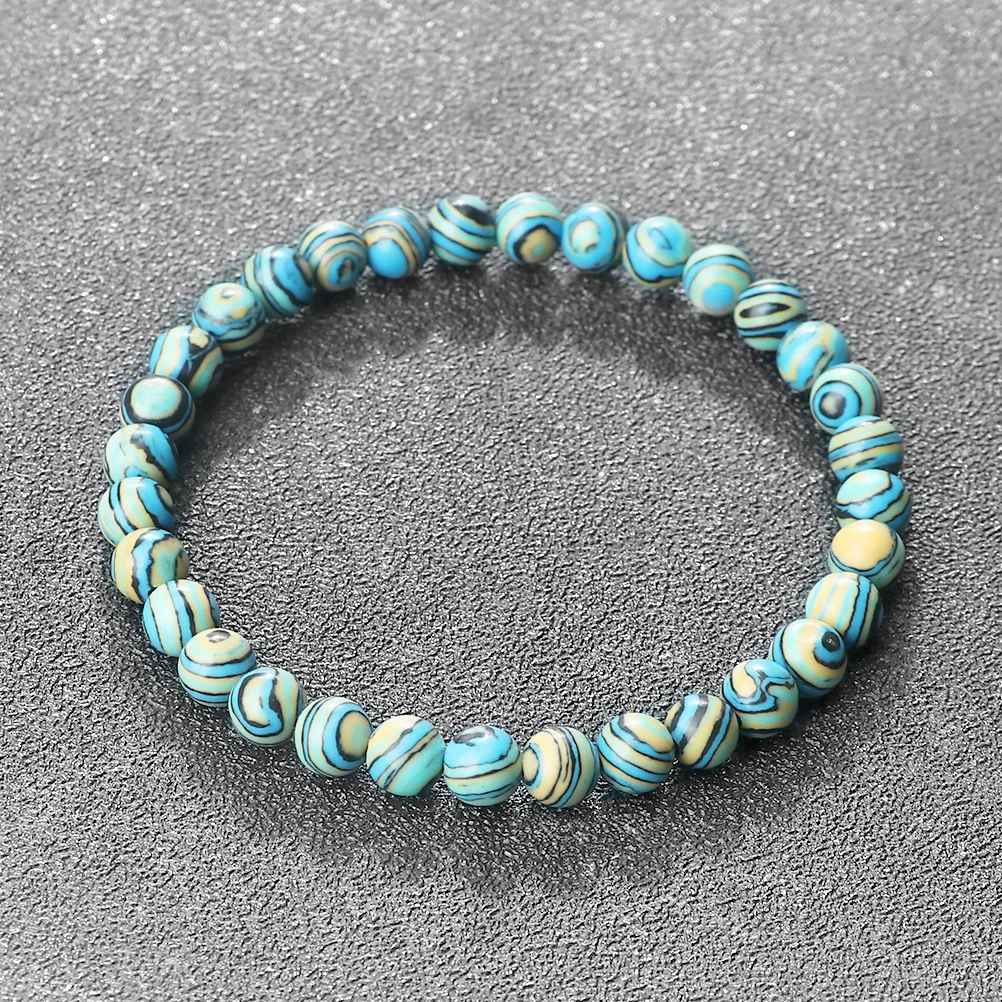 Amaris - Blå Malachit Natursten Armband